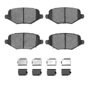 Dodge Journey Brake Pads - Rear - R1 Concepts - Euro Ceramic - `09-`14 Dodge Journey Brake Pads - Rear - R1 Concepts - Euro Ceramic - `09-`14